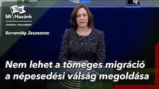 A gyermek áldás, nem lehet a tömeges migráció a népesedési válság megoldása!