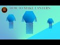 How to make lantern in adobe illustrator