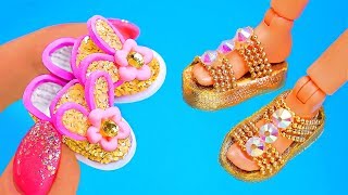 14 DIY Barbie Crafts and Hacks ~ Makeup, Phone, Shoes, and more
