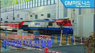 [GM마도니스]20190120 남가좌리건널목을 지나가는 열차들 / Trains passing Namgajwa crossing