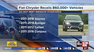 Fiat Chrysler recalling nearly 900,000 vehicles on emissions