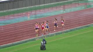 ジュニアオリンピック陸上2017・女子C800m準決勝1組、1着：有富郁（吉備中）2分16秒68