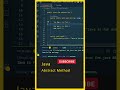 Java Tutorial For Beginners, OOPS In Java, (Abstract Method), Java Telugu Course, Learn Java, Core