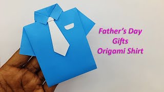 Origami Shirt and Tie | How to Make Paper Shirt | Father's Day Special Gift