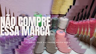 Compartilhando minha indignação com vocês 😡/ não comprem essa marca! #crochet #barbante