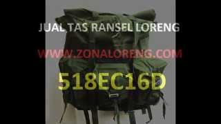 Jual Tas Ransel Jatah TNI http://www.zonaloreng.com