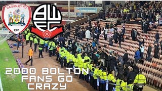2000 BOLTON FANS GO CRAZY AS THEY TAKE ADVANTAGE IN THE PLAYOFFS • Barnsley 1-3 Bolton Wanderers