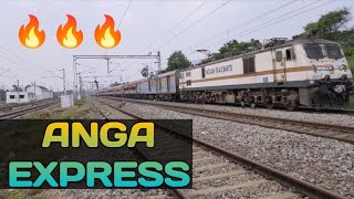 Anga Express 12254 train Full Speed Captured on 28-12-23 Afternoon time | VSL Train Videos |