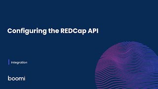 Configuring the REDCap API