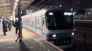 東京メトロ07系75F東船橋発車