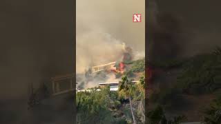 Los Angeles Fires: Actor James Woods Documents Pacific Palisades On Fire