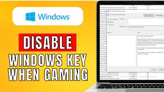 How To Disable Windows Key When Gaming (2024) Quick Fix Tutorial