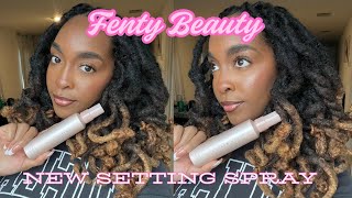 @fentybeauty NEW You Mist Setting Spray Review + Full Face Makeup Look