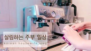 주부일상 브이로그｜vlog ｜브레빌 커피머신 택배 언박싱, 산정호수 구경, 닭볶음탕 먹는 일상