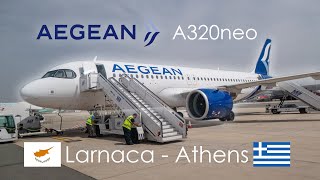 Trip Report | Flying During Covid-19 Pandemic | Aegean Airlines Airbus A320neo | Larnaca to Athens