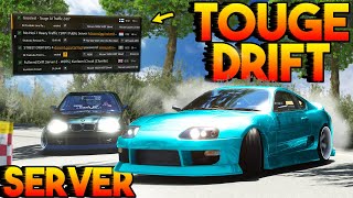 Trying The Most Fun Touge Drift Server In Assetto Corsa With Traffic!