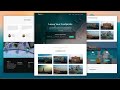 Create A Responsive Tour & Travel Agency Website Design Using HTML / CSS / JAVASCRIPT | Step By Step