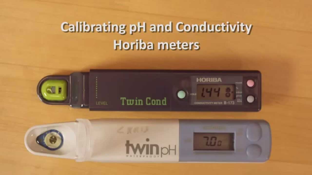 Calibrating PH & Conductivity Horiba Meters - YouTube