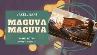MAGUVA MAGUVA- VAKEEL SAAB: PIANO NOTES
