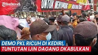 Demo PKL Simpang Lima Gumul Ricuh, Tuntutan Izin Dagang DIkabulkan