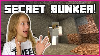 Building a SECRET Bunker to HIDE AWAY from ZOMBIES!