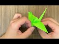 「鶴」の折り方　~how to make an origami crane~