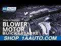 How to Replace Blower Motor 92-99 Buick LeSabre