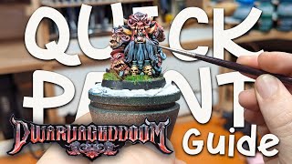 A quick paint Guide for Greebo Games' Chaos Dwarf