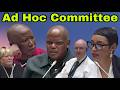 Paul O'Sullivan & Khomotso Phahlane appear at Ad Hoc Committee.