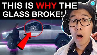 REAL REASON WHY THE TESLA CYBERTRUCK WINDOWS BROKE? *EXPLAINED* (ANALYSIS)