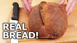 Sourdough bread ALL DAY! Half whole wheat recipe! Machine mix