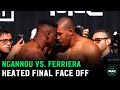 Francis Ngannou vs. Renan Ferreira HEATED Face Off: “Who Is The King?