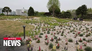 Fmr. military garrison in Seoul transforms into a Children's Garden, marking President...