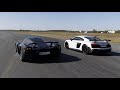 Drag race Audi R8 GT VS KTM X-Bow GT-XR