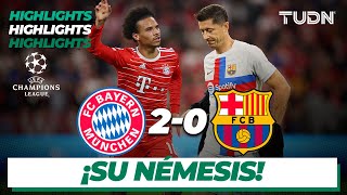 HIGHLIGHTS | Bayern 2-0 Barcelona | UEFA Champions League 22/23-J2 | TUDN