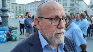 Trieste in piazza per Israele, le parole del presidente della comunità ebraica Salonichio