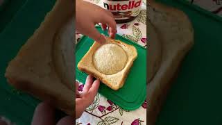 Must try Nutella and bread snack | Nutella Bites | #shorts