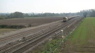 66509 on 6Z47, 10:03, TX, Q, Bow - Bardon Hill empty bogie hoppers