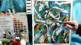 Oil painting abstract day 4 END op1379-4  [LIVE]--  