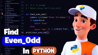 Check Even or Odd In Python|For Beginners|ihcode