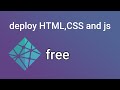 How to deploy HTML, CSS and JS for free in Netlify in 2023