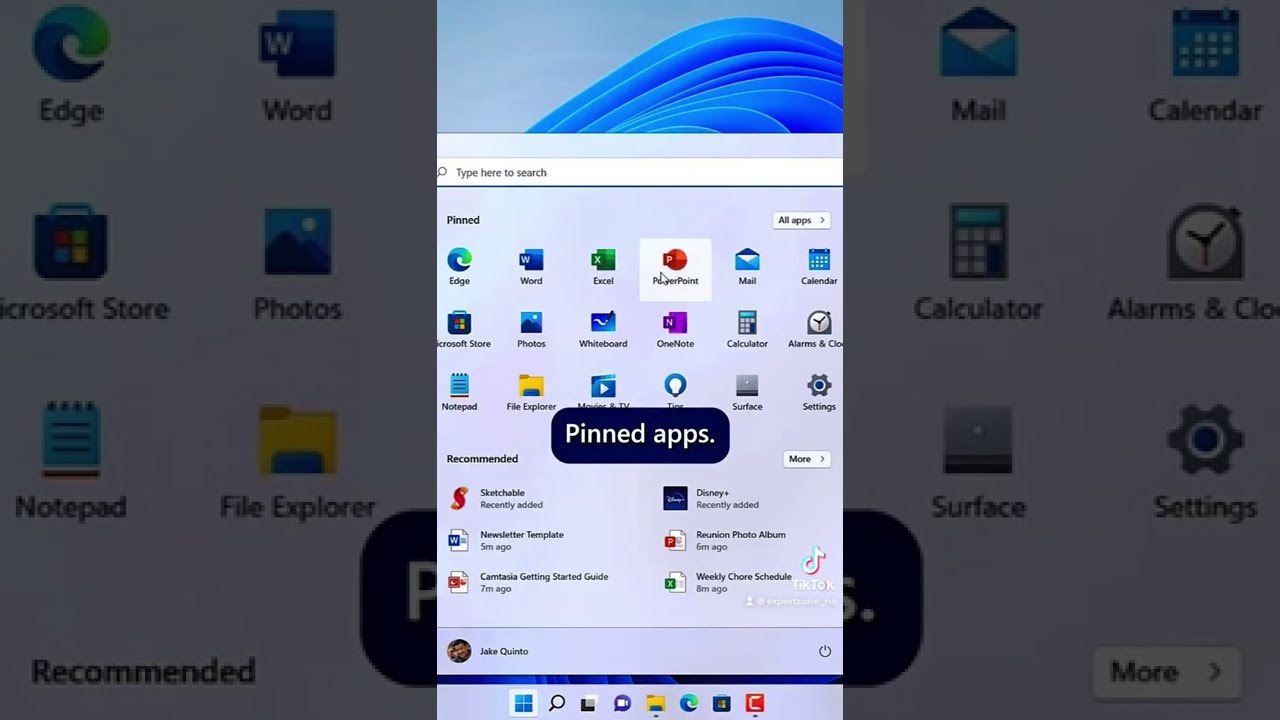 Windows 11 Start Menu #Shorts