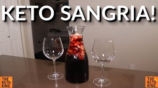 EASY Keto Sangria | Keto Alcoholic Drink | Keto Wine | Keto Friendly Sangria