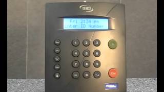 RTC 1000 2 0 from Icon Time Systems Network Setup and Login- Time Clock Zone