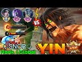 No.1 Yin VS Top Global Cecilion & Supreme Argus & Moskov - Top 1 Global Yin by ♤SNOR♤ - MLBB