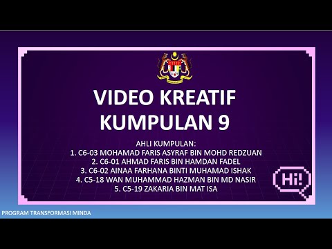 VIDEO KREATIF KUMPULAN 9 (B)- TATAKELAKUAN DAN TATATERTIB DALAM ...