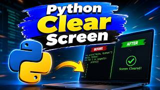 Python Clear Screen Trick Every Developer Should Know ⚡ | Python os.system Tutorial
