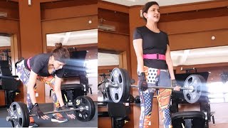 Manchu Lakshmi Latest Workout Video | Lakshmi Manchu Latest Video | TFPC