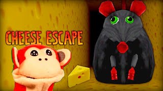 Jugando Cheese Escape en ROBLOX ! EL Mono Sílabo. GAMEPLAY