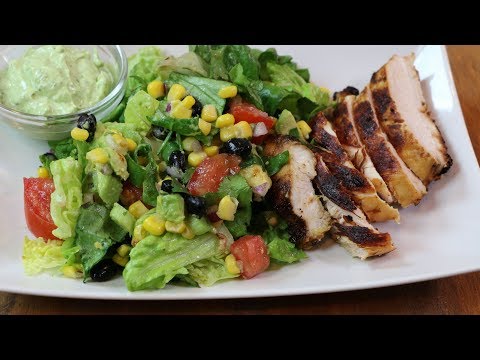 Southwestern Chicken Salad - How to Make Southwestern Chicken Salad with Creamy Avocado Dressing Southwestern Chicken Salad - How to Make Southwestern Chicken Salad with Creamy Avocado Dressing